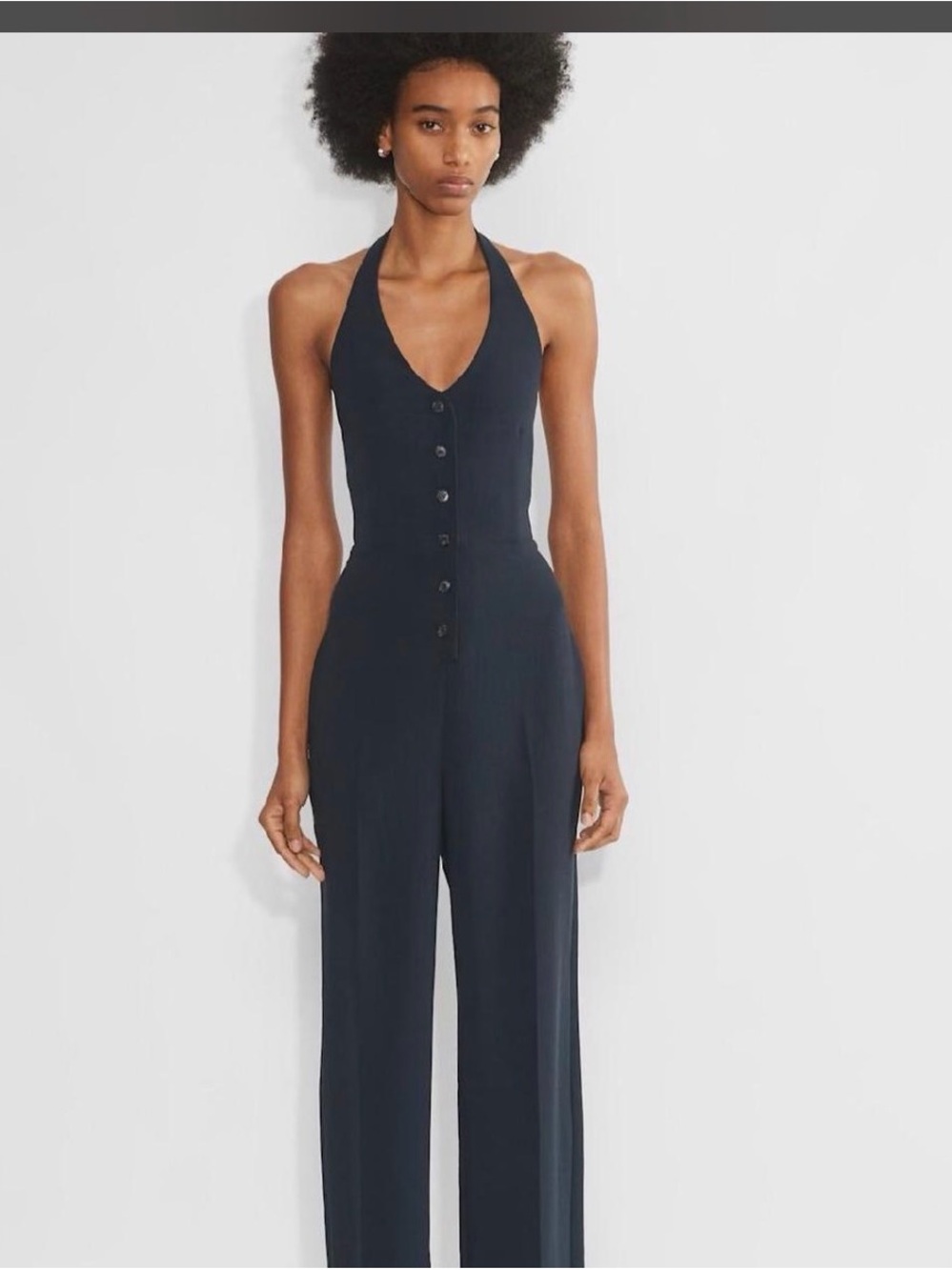 Aritzia Wilfred Upscale Jumpsuit - Navy